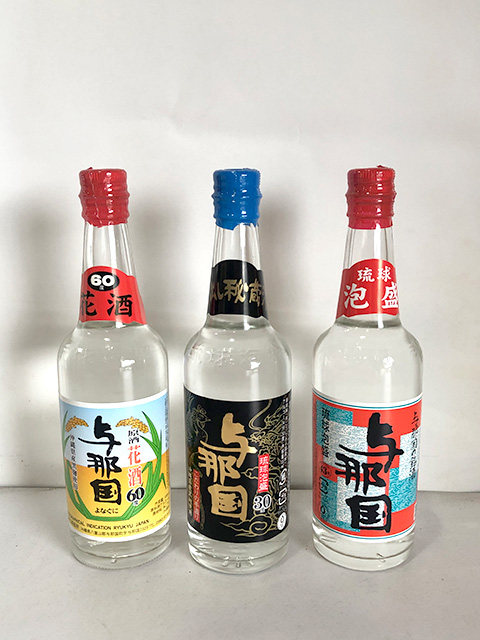 琉球泡盛　与那国×3本セット Ryukyu Awamori Yonaguni 3bottele set